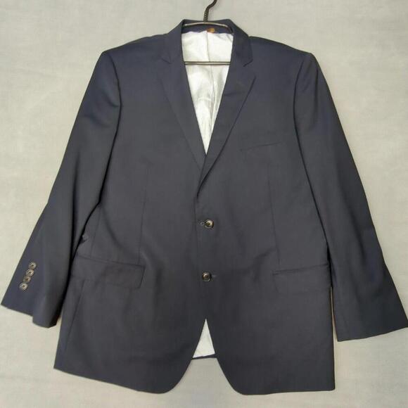 Men’s Brooks Brothers Explorer Madison Fit Wool Blazer Sport Coat Blue Size 48R - Picture 1 of 9